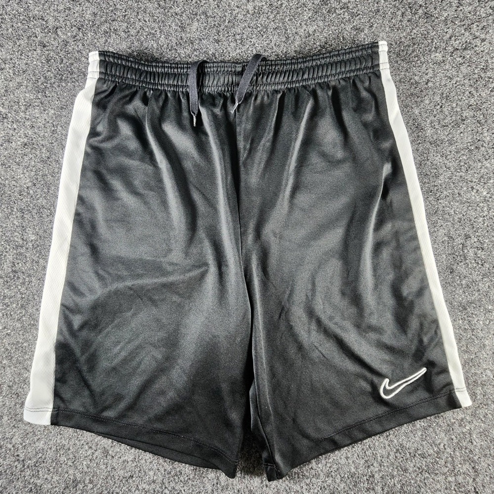 Nike Dri-FIT Athletic Shorts Black‎ White Stripe XL DX5476-010 Running Training